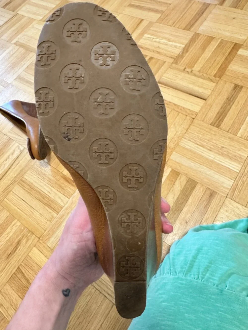 Tory Burch Brown Wedges- Size 9.5